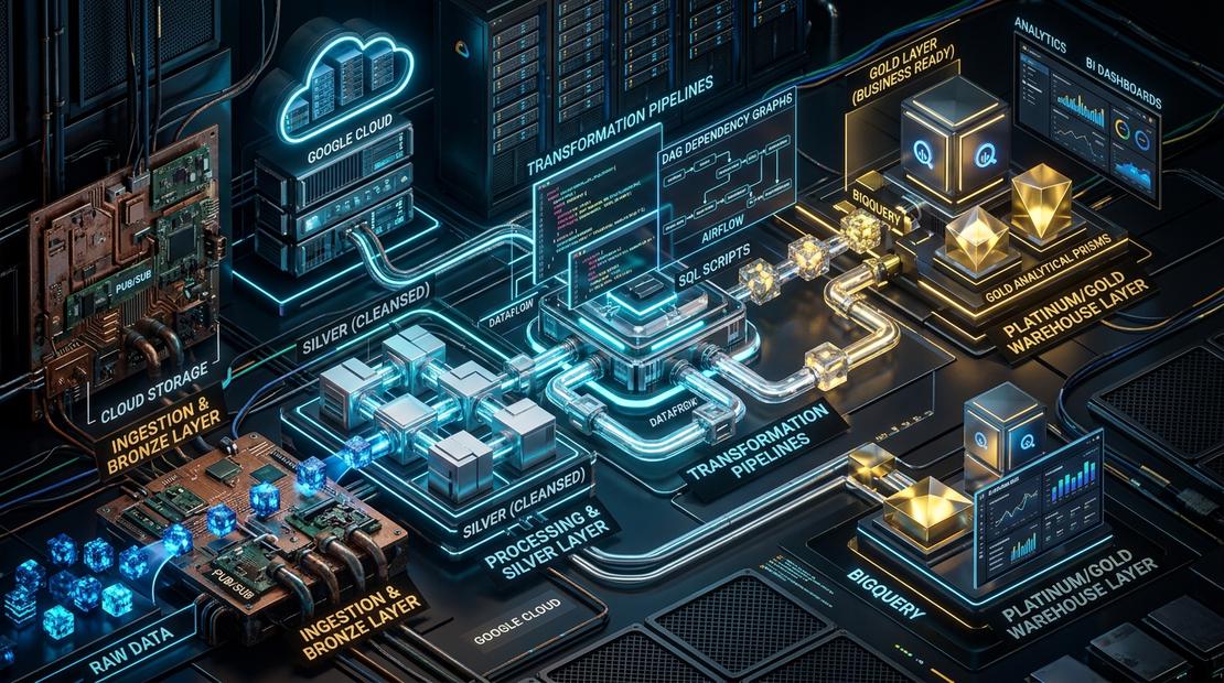 Data Engineering on GCP (Part 5): Medallion Architecture with Dataform and dbt